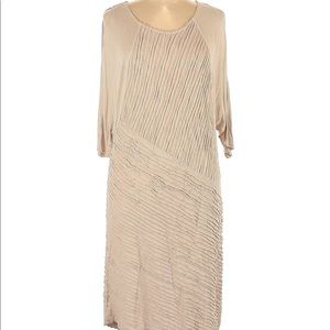 XCVI Women Brown Casual Dress XS